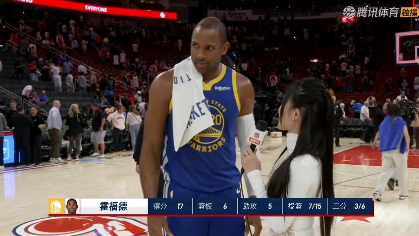 爆冷！谢泼德30+3+6，赛后格林一把抱住杜兰特，霍福德接受采访
