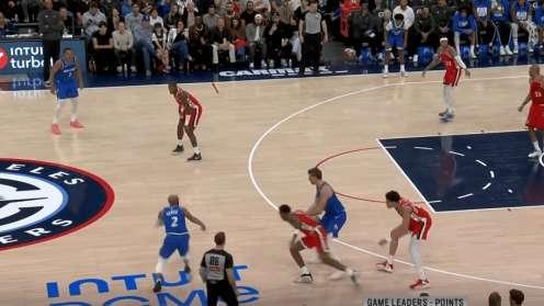 贝恩VS快船：19中13，高效36分带队取胜