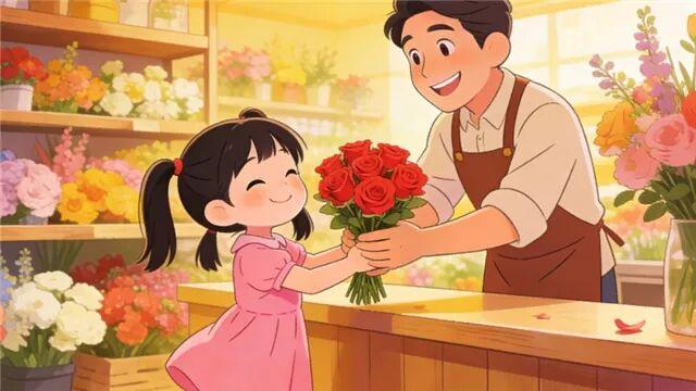 父亲为50元玫瑰大闹花店：成人用“性价比”杀死孩子的童年？