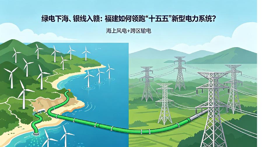 绿电下海、银线入赣：福建如何领跑“十五五”新型电力系统？