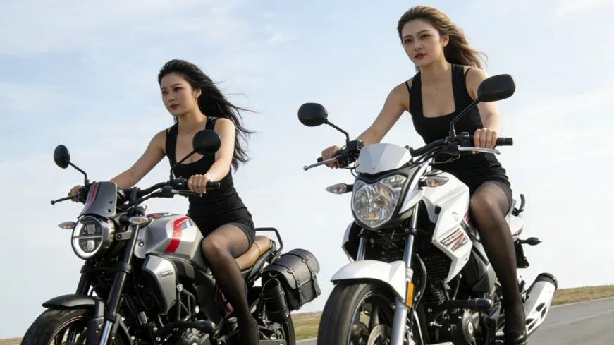 续航王者 vs 均衡选手！两款合资入门摩托实测拆解