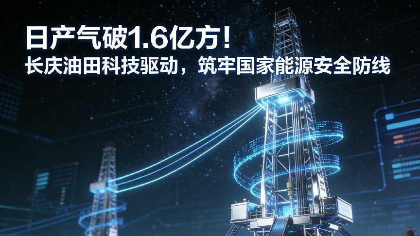 日产气破1.6亿方！长庆油田科技驱动，筑牢国家能源安全防线