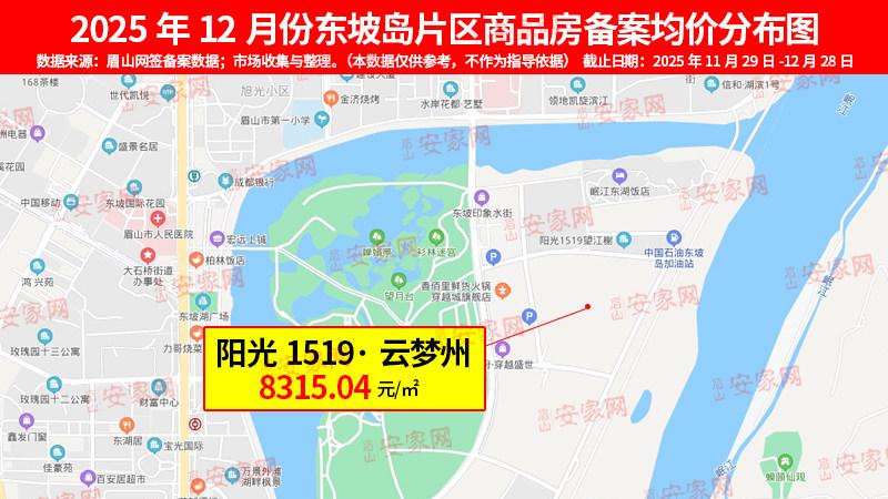 12月眉山房价强势上扬，高端改善盘引领新年行情