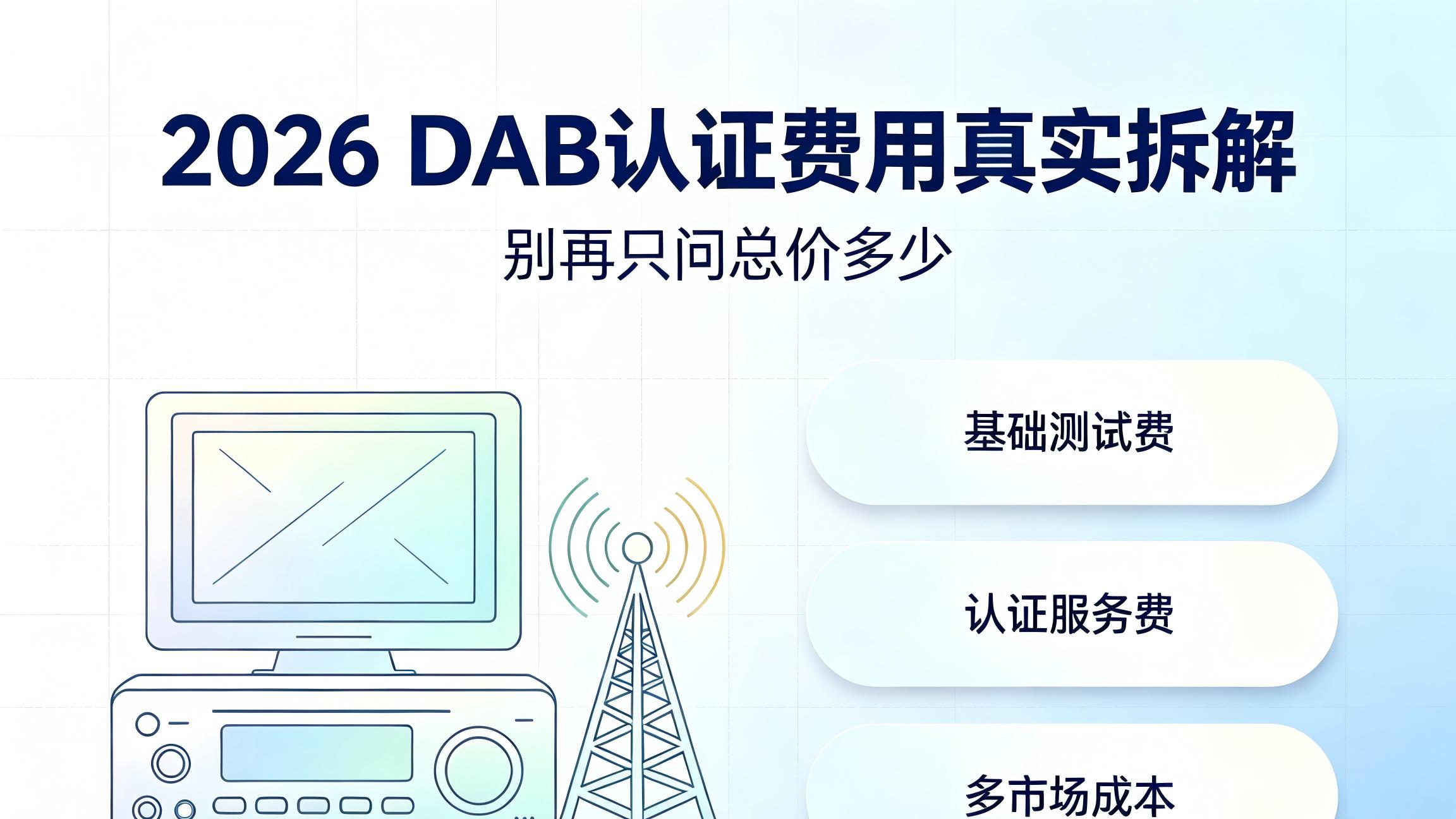 2026年DAB认证费用拆解：别问总价，把钱拆开算