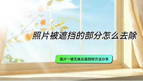 照片被遮挡的部分怎么去除 图片一键无痕去遮挡物方法分享