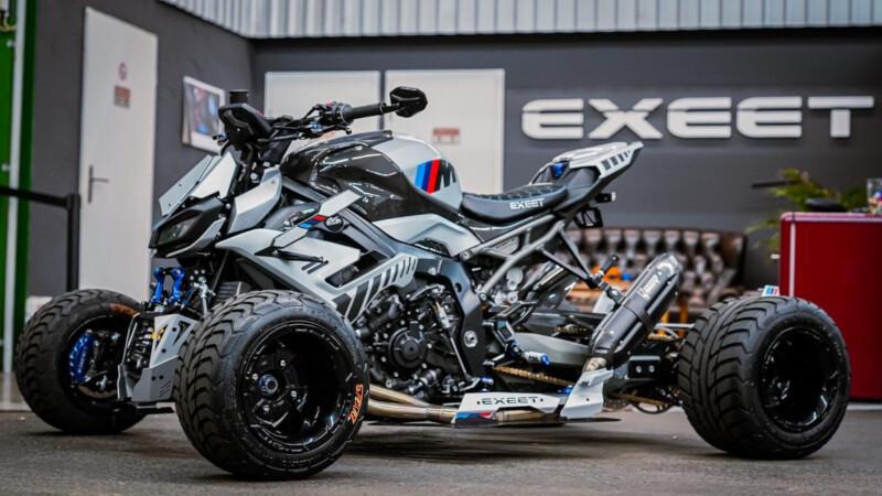 207匹！四轮！合法！宝马M 1000 R被德国人彻底“重构”