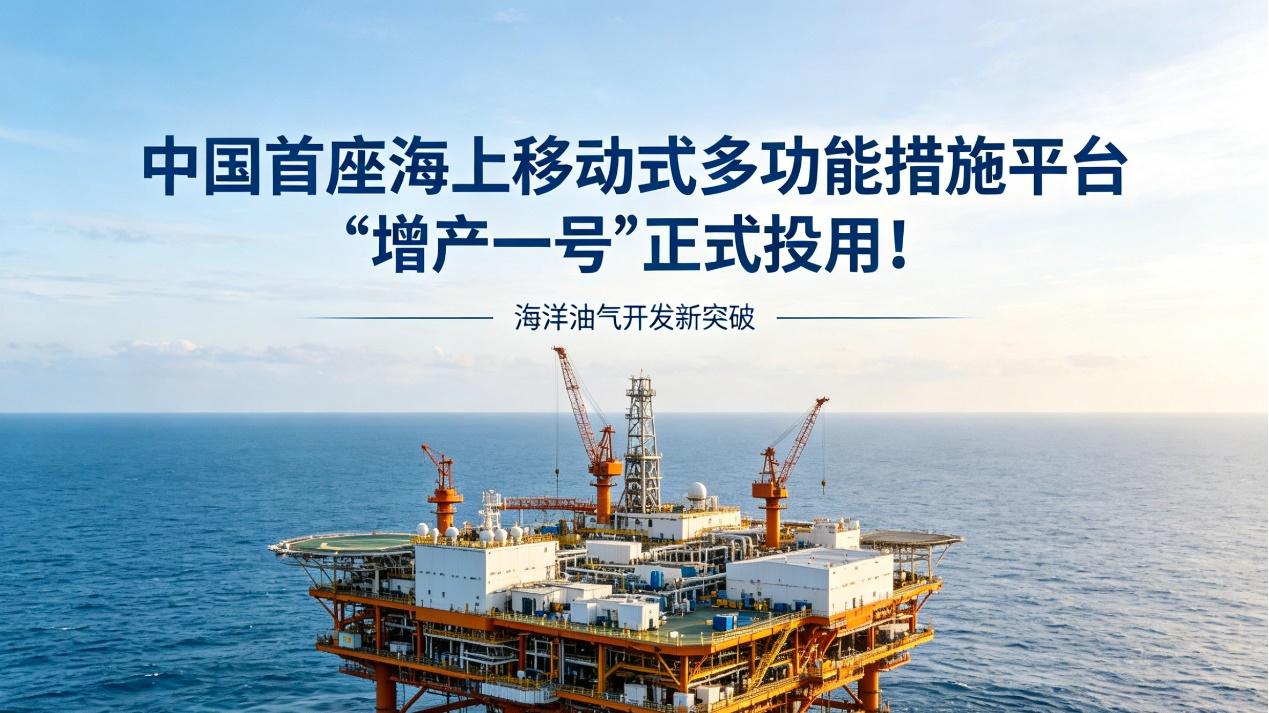 海上“流动工厂”就位！中国首座移动式增产平台开启渤海挖潜