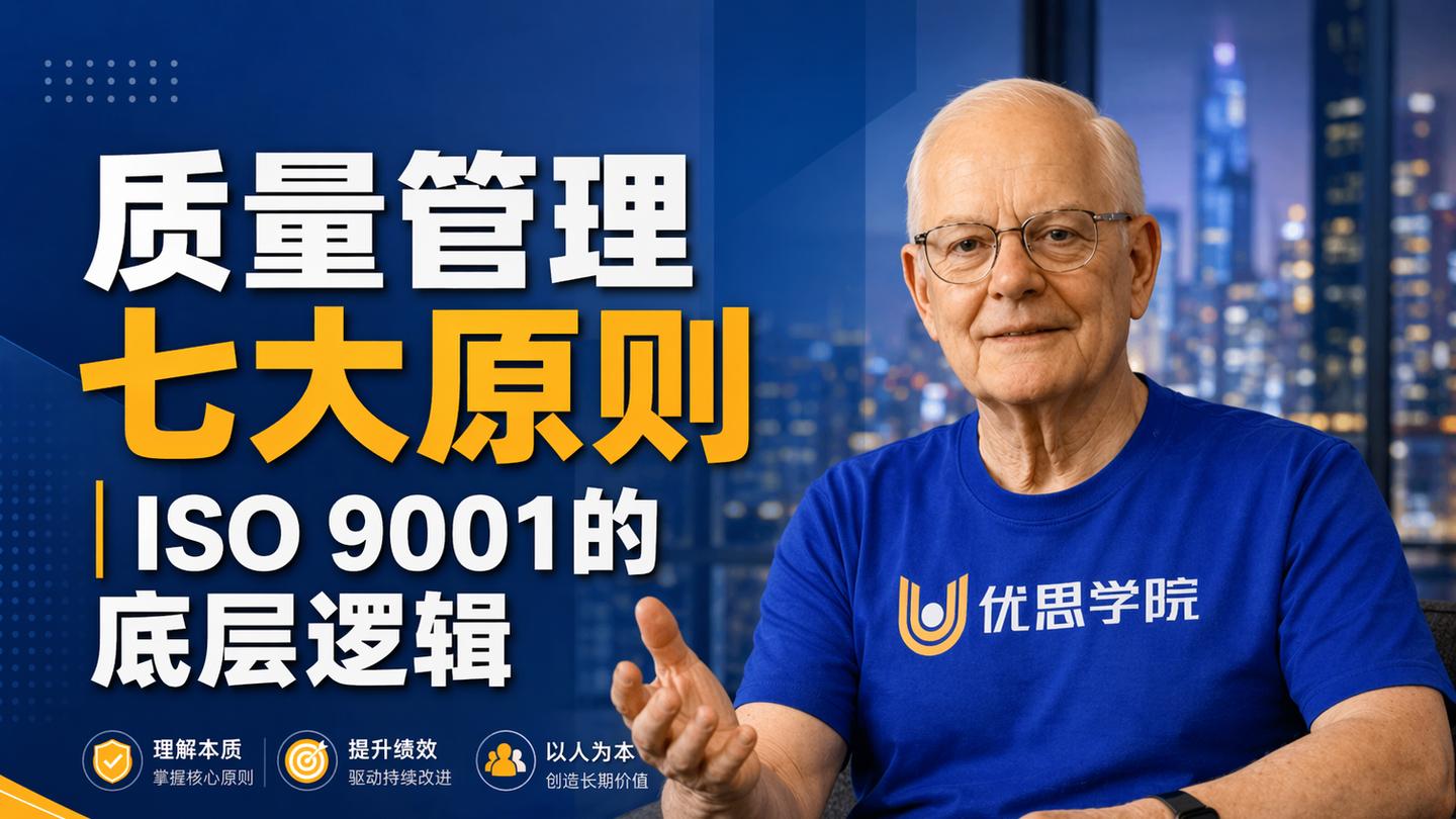优思学院｜质量管理七大原则｜ISO 9001的底层逻辑