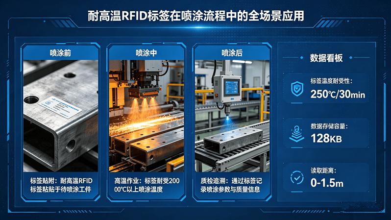 喷涂车间全流程追溯升级: 耐高温RFID赋能生产数字化
