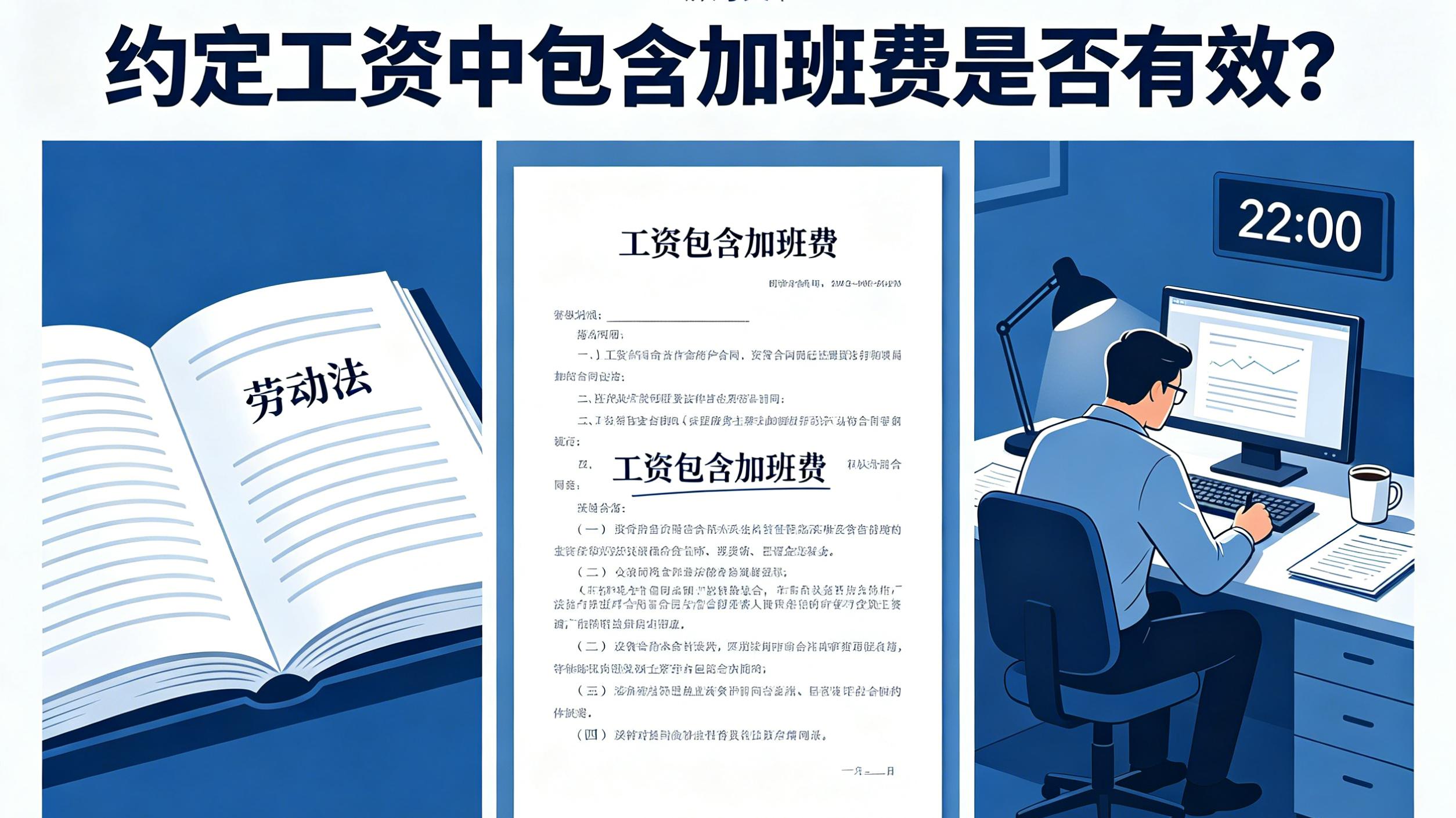 约定工资中包含加班费是否有效？