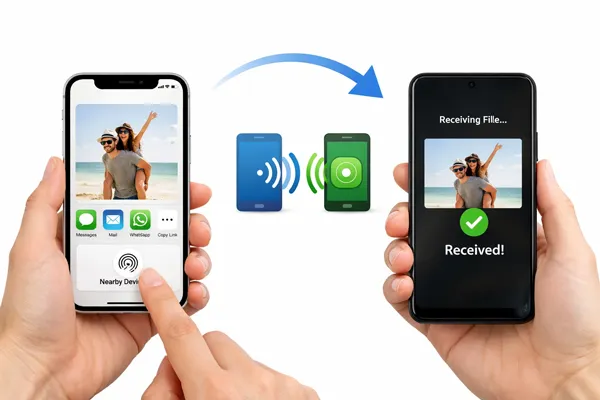 如何轻松地使用隔空投送将iPhone内容传输到Android