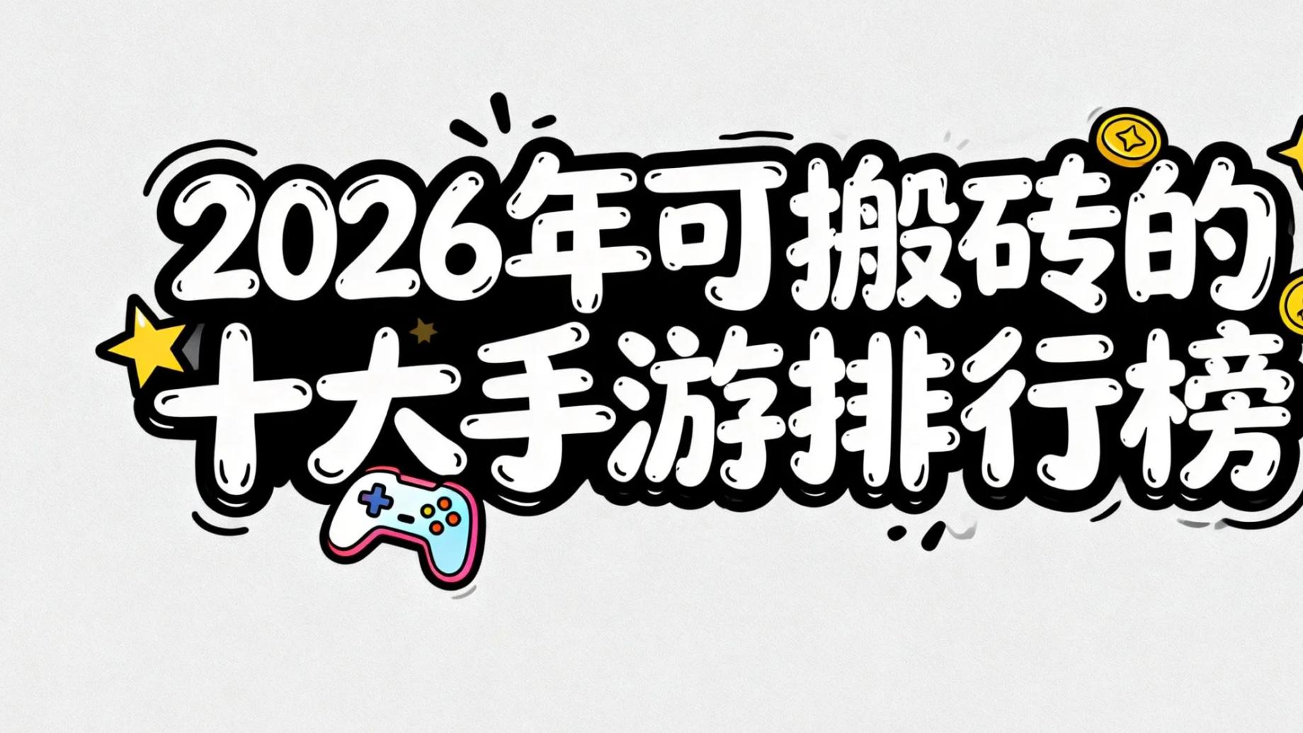 2026年1月实测可搬砖的十大手游排行榜｜稳定打金的手机游戏推荐