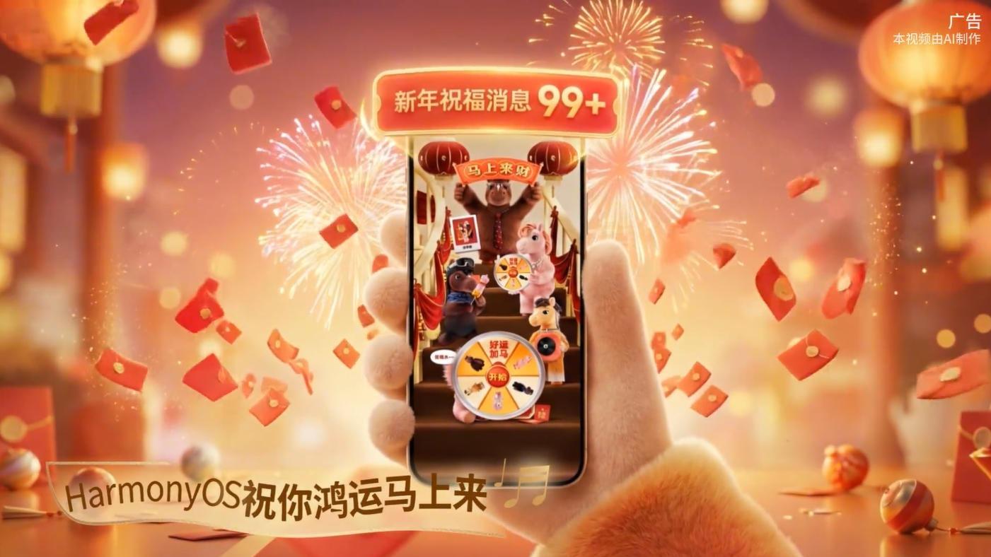 碰一碰发红包、小艺语音修图，鸿蒙帮你解锁过年新姿势