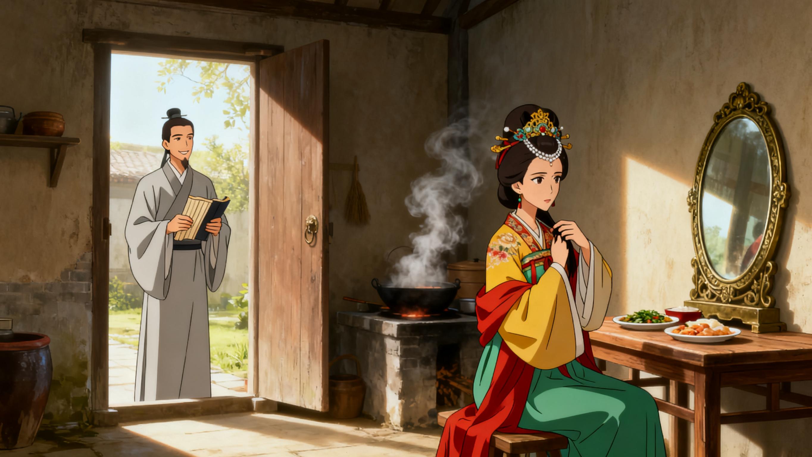 归有光"项脊轩志"：庭有枇杷树的深情，十年夫妻一世思念