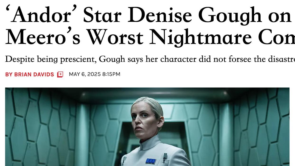 高夫认可《安多》的创作价值，《曼达洛人》还要注意女性角色