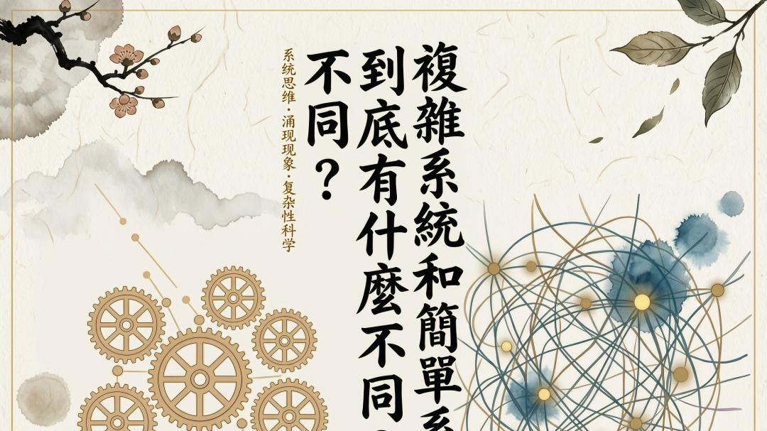 复杂系统和简单系统，到底有什么不同？