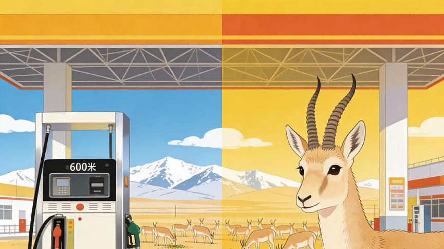 4600米之上的除夕夜：当藏羚羊叩响加油站的大门