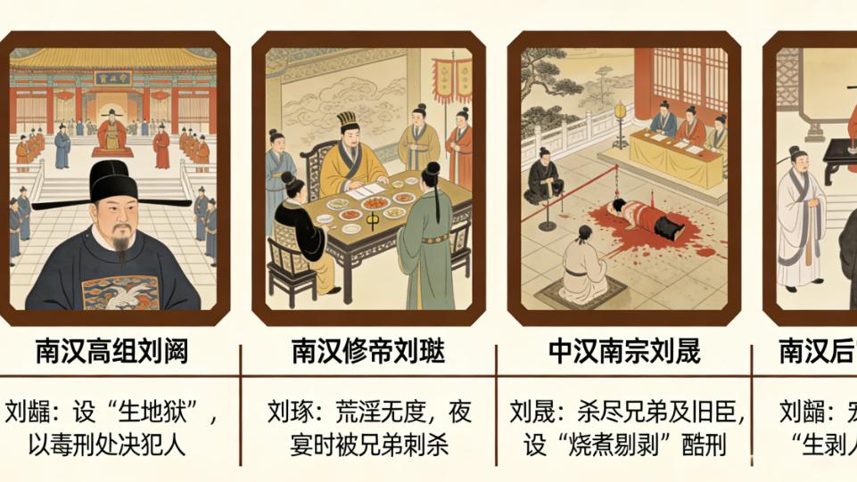 南汉四帝，一个比一个暴虐，为何还能存国54年？