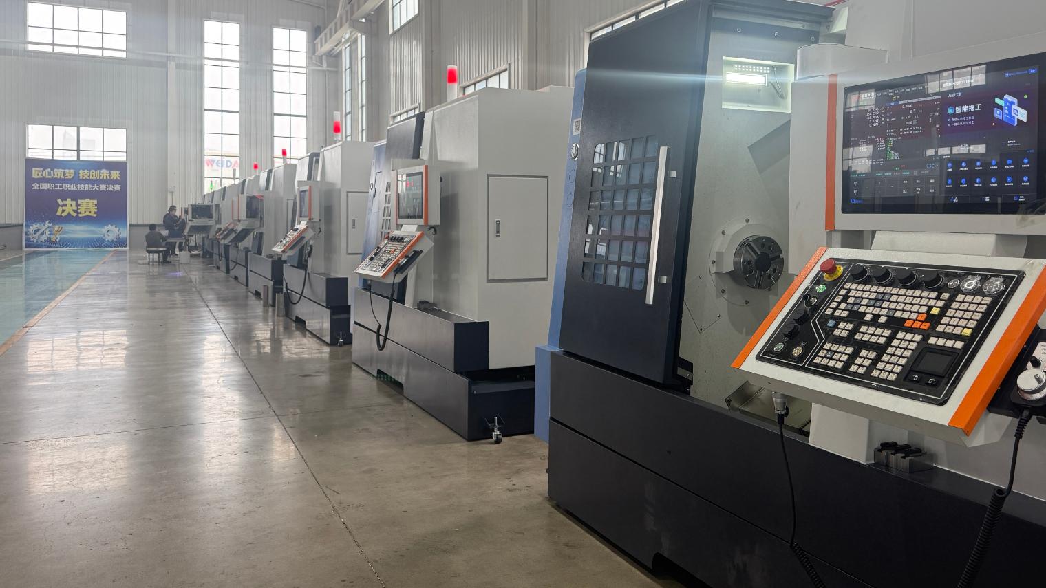 国赛选手青睐！山东大汉 TCK2100LY AI 插补 Y 轴机床凭硬实力出圈