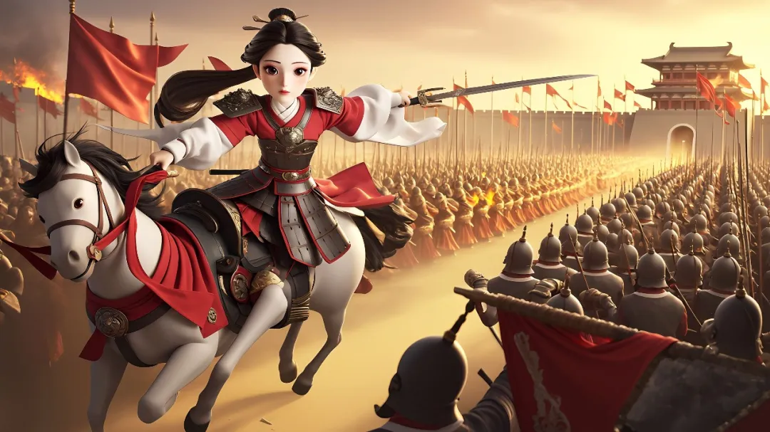 花木兰辞官还乡看似忠孝两全，可回到老宅，却对着父亲旧甲说：我要是不辞这官，花家就没有活路了