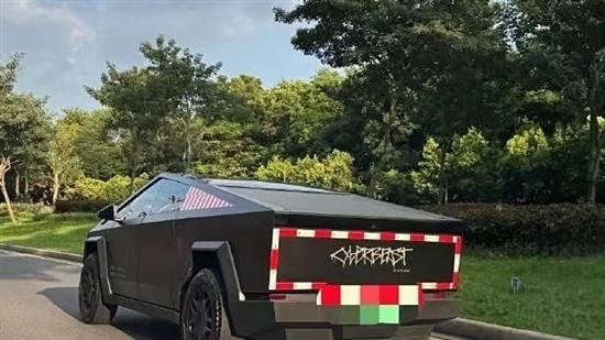 国内实拍 特斯拉Cybertruck真变成货车