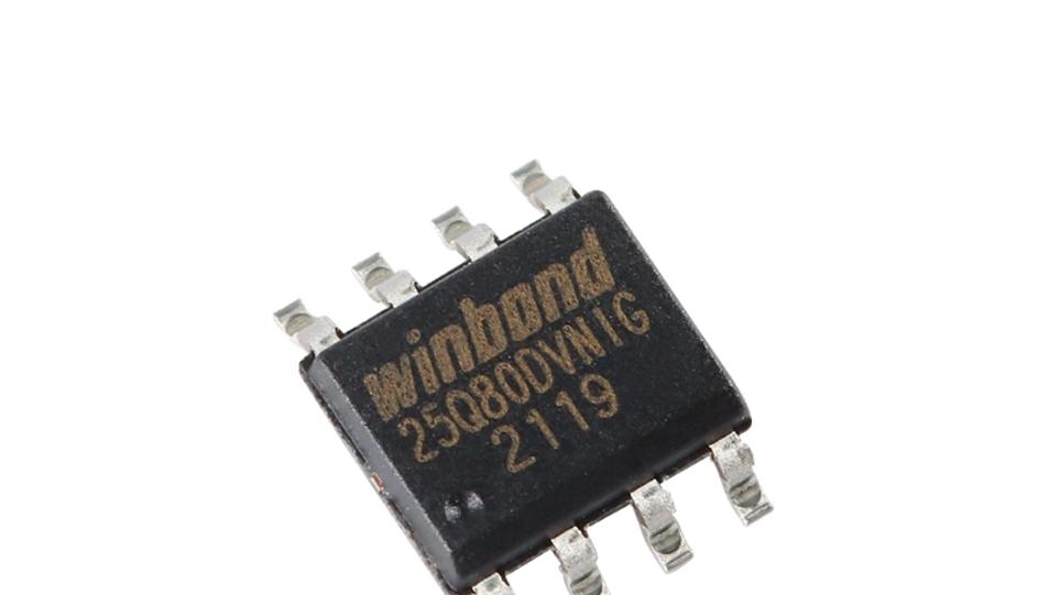 昂科烧录器支持Winbond华邦电子的8M-bit串行闪存芯片W25Q80DVSNIG