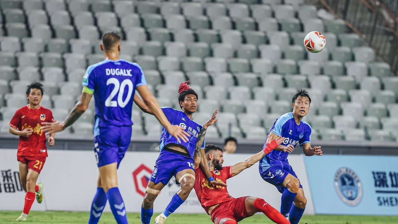 随着深圳青年人3-3，中甲最新积分榜出炉