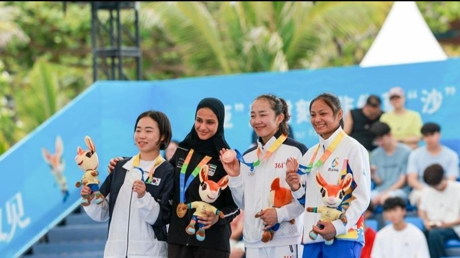 亚洲沙滩运动会柔术女子63公斤级决出金牌：菲律宾名将登顶