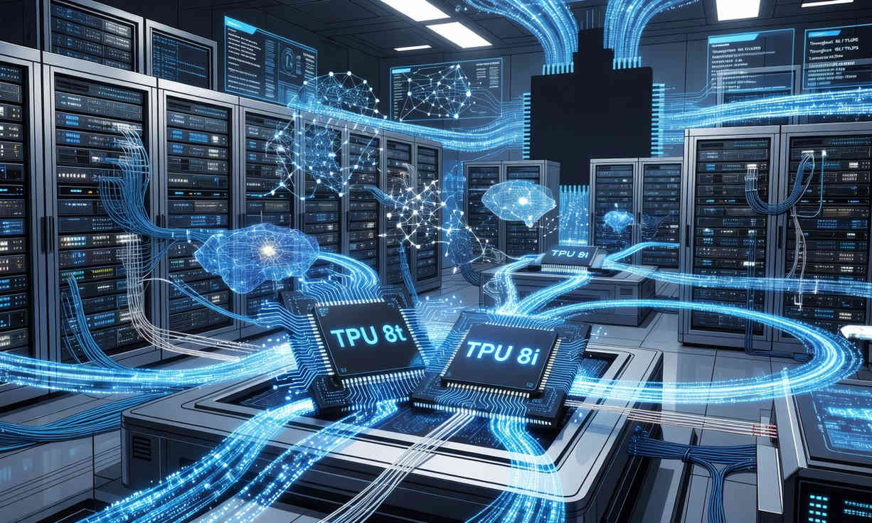 谷歌发布第八代TPU：双芯分立专攻AI训练与推理，正面挑战英伟达