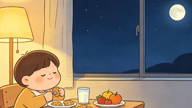 睡前别给孩子吃这4种食物，不仅睡不踏实，还影响长高