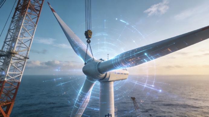 中国“追风”新篇章：福建成功吊装全球最大20兆瓦海上风电机组