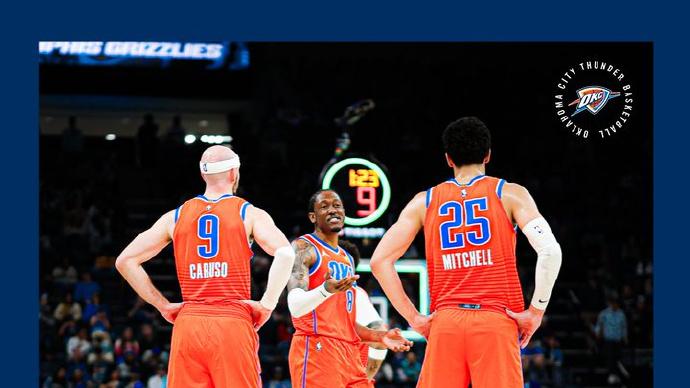 21分大逆转，残阵雷霆一分险胜！SGA切特缺阵，卡鲁索制胜防守