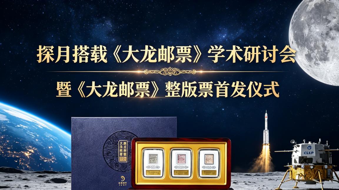 探月搭载《大龙邮票》学术研讨会暨大版珍藏版首发仪式在京举行