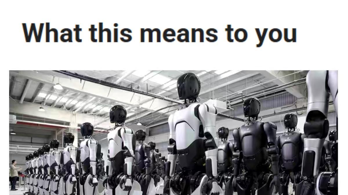 美媒：中国人形机器人实现量产意味着什么？