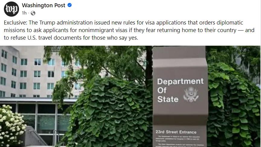 注意！美签新规定，这两个问题一旦回答“是”，签证可能直接被拒