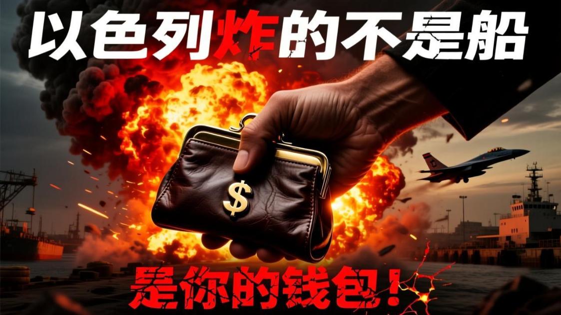 以色列炸的不是船，是你的钱包！这盆冷水必须浇醒你