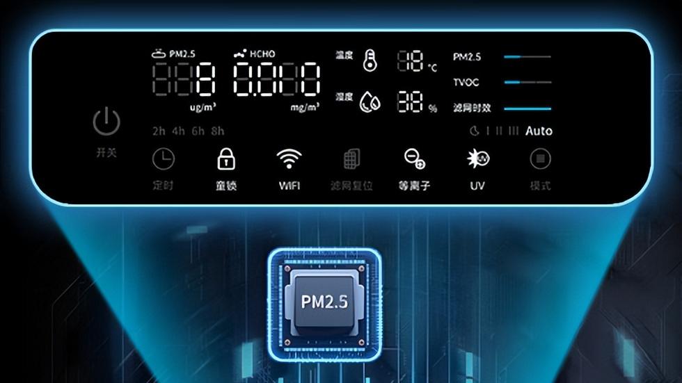 新颐 A8 实测：五维空气质量监测，甲醛 PM2.5 数值实时可视