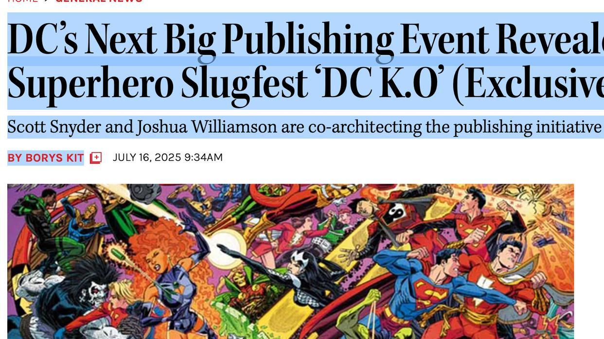 鲍里斯觉得罗素兄弟能够执导“烧钱之作”，DC影业需要雄心