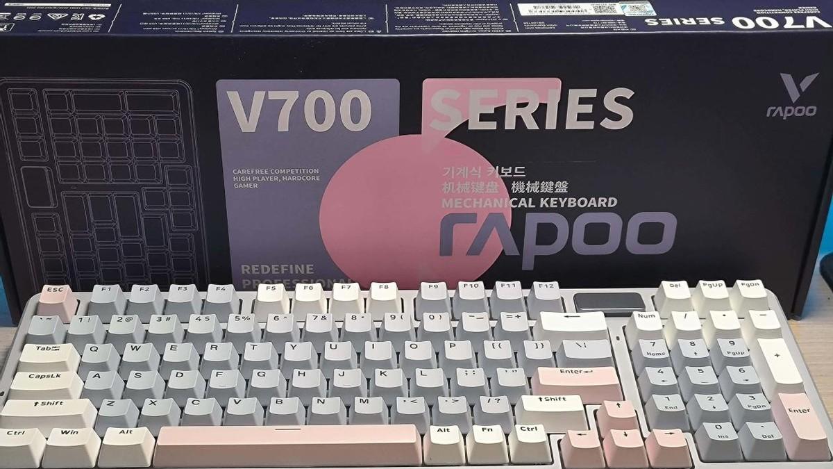 雷柏V700DIY机械键盘评测：瞬间改变我对雷柏机械键盘的印象！