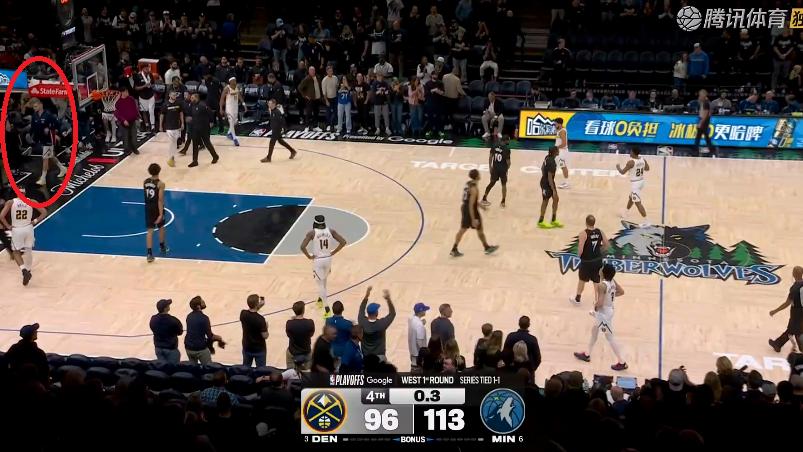 森林狼大胜！爱德华兹17+5+3，约基奇提前退场，麦丹和道苏姆一起接受采访