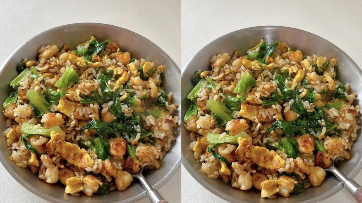 一锅虾仁炒饭太满足