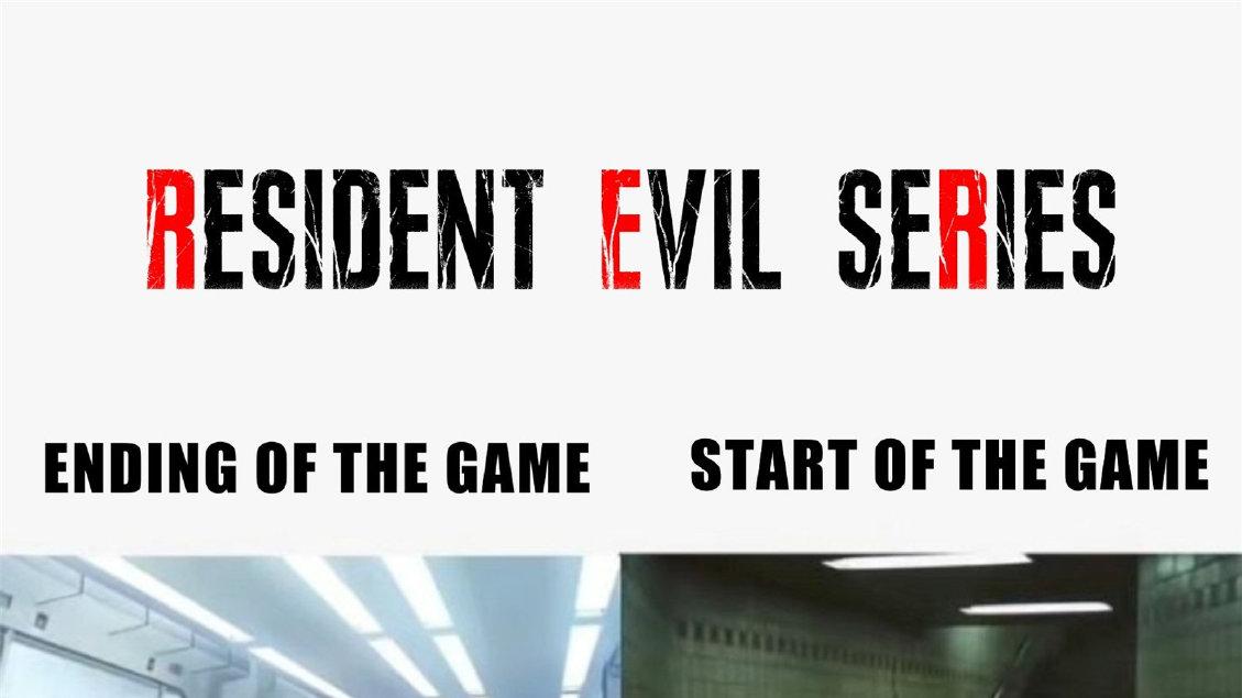 《安魂曲》中也有纯白实验室，玩家发现生化危机系列有固定套路