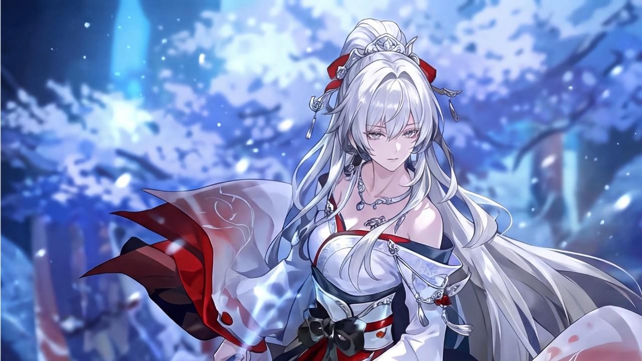 库洛又炫技，全新角色绯雪绝美立绘正式曝光，雷毛+巫女+太刀！