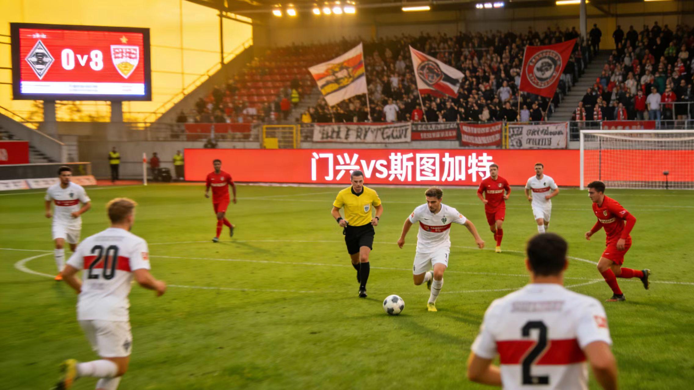 德甲，门兴主场状态尚可，斯图加特客战火力凶猛。