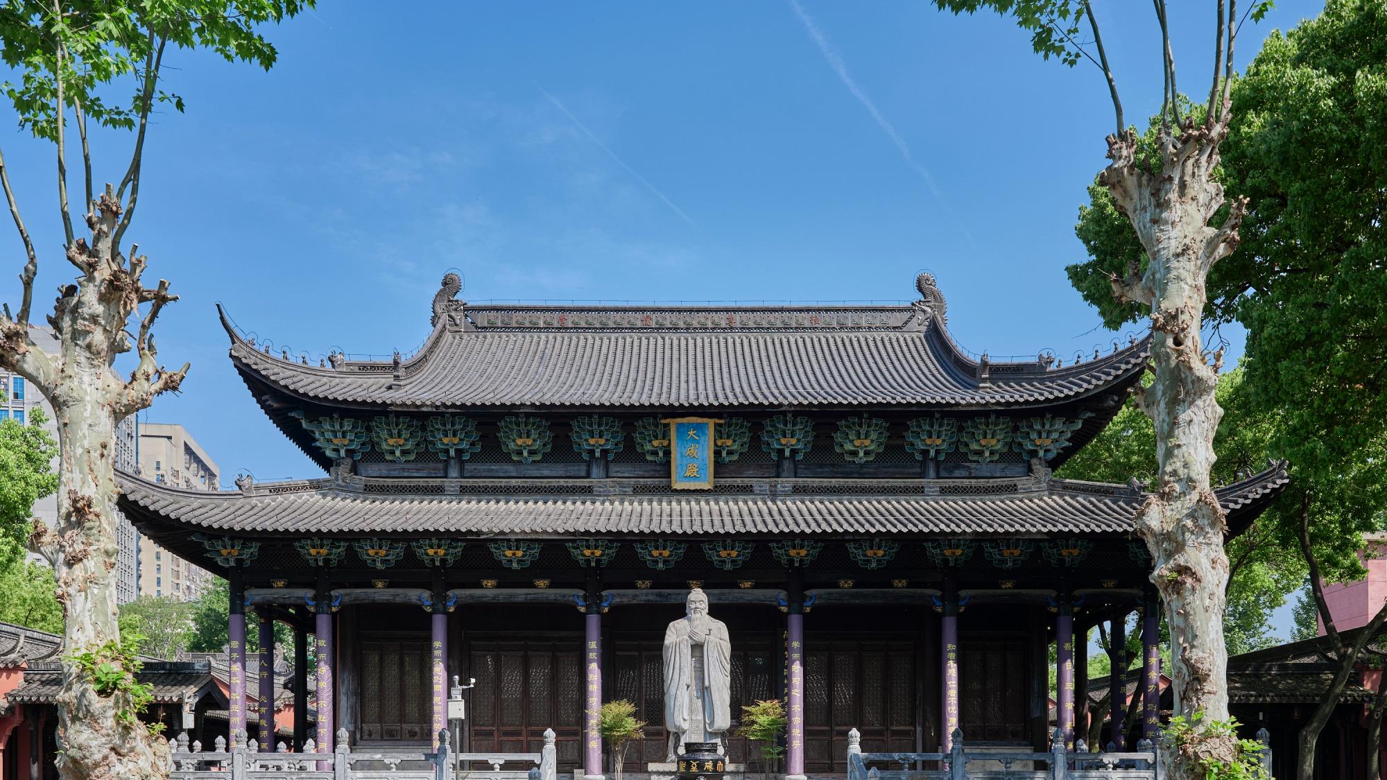 寻访池州府儒学古迹，青砖古殿藏文脉，一砖一瓦皆是千年书香