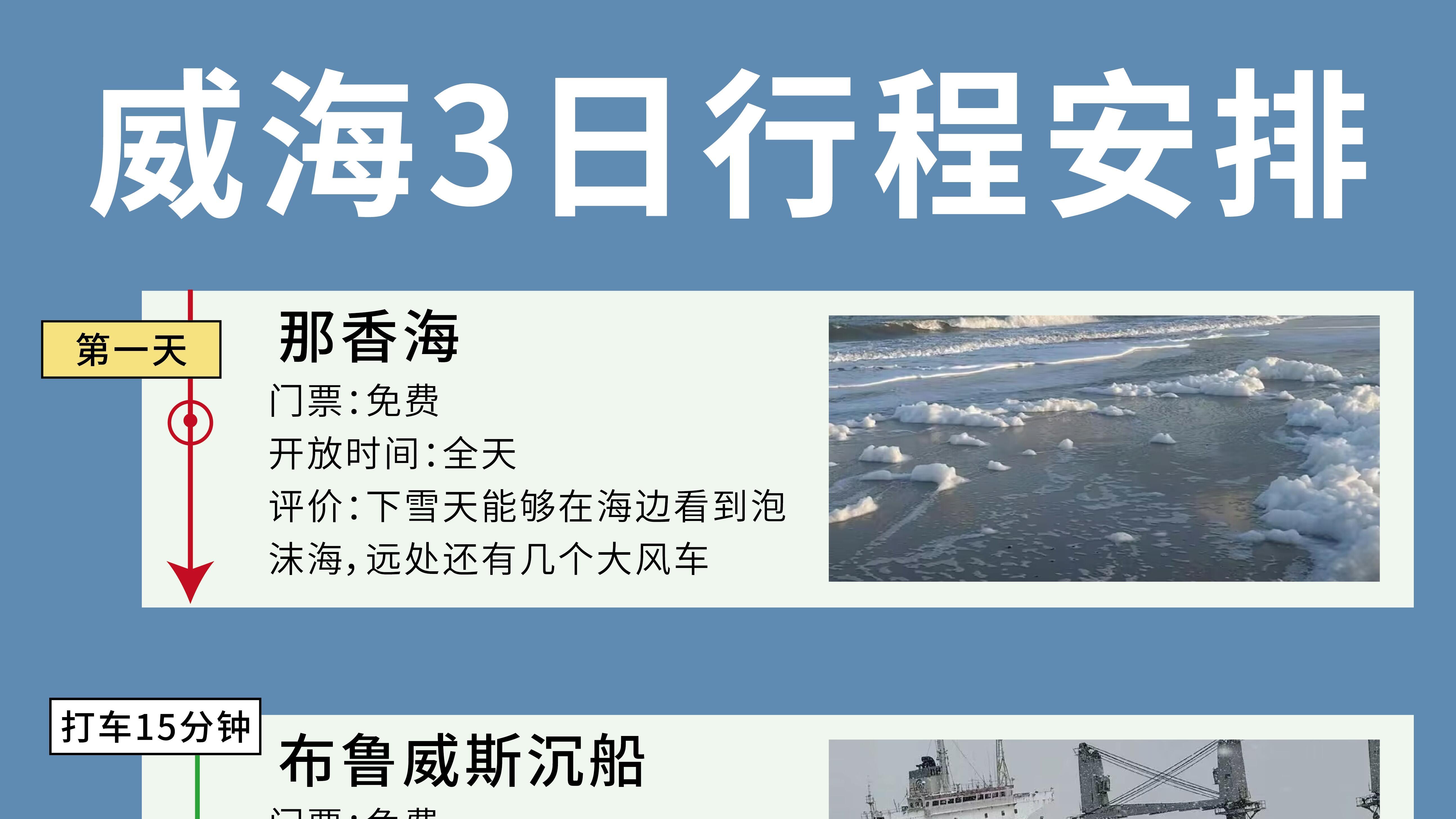 威海旅游，假期看雪攻略