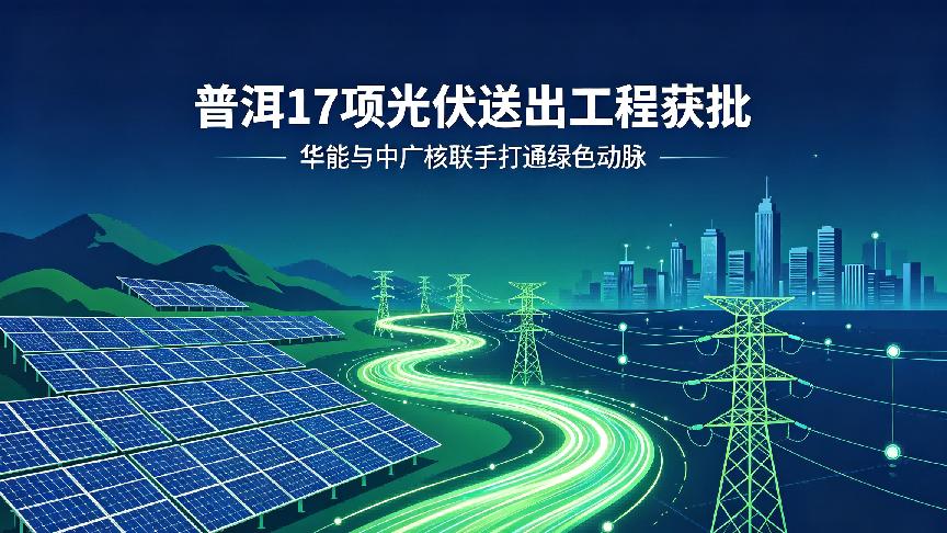 普洱17项光伏送出工程获批，华能与中广核联手打通绿色动脉