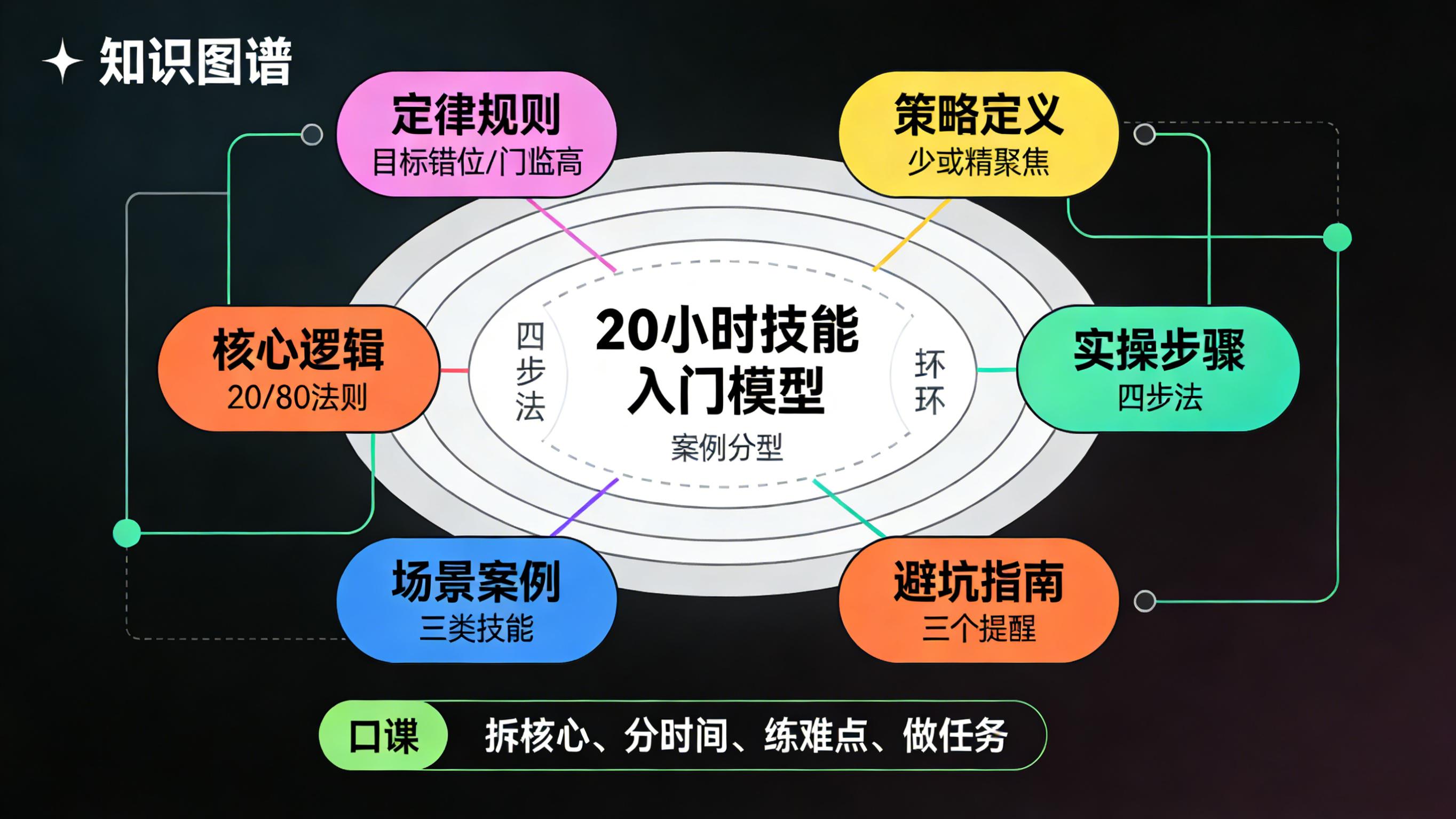 告别“一万小时定律”：用“聚焦20小时”策略快速入门任何技能