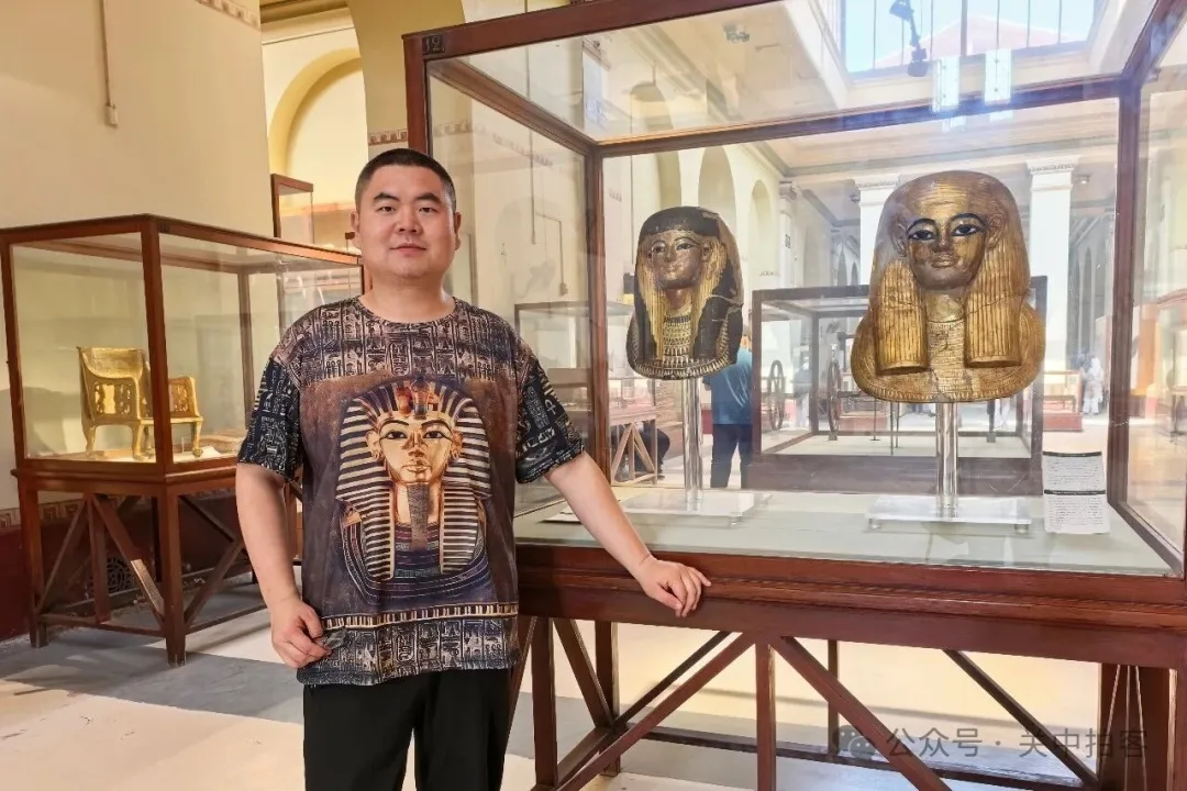 埃及博物馆：参观尤亚与图雅墓出土文物展厅