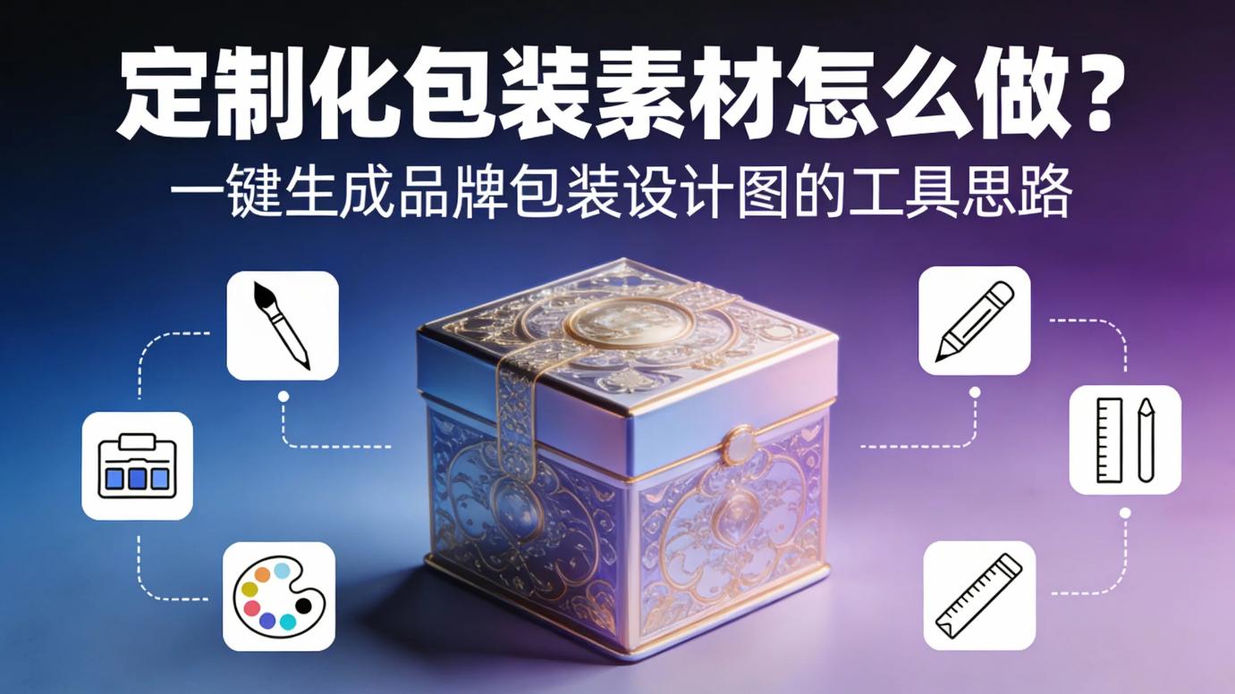 定制化包装素材怎么做？一键生成品牌包装设计图的工具思路